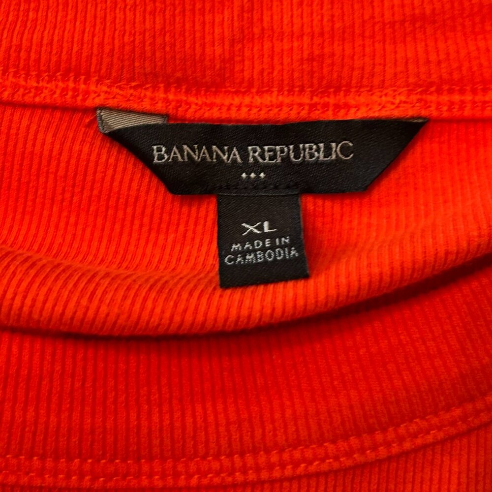 Banana Republic Factory Ribbed Racer Tank in Sunset Size XL - Picture 3 of 4